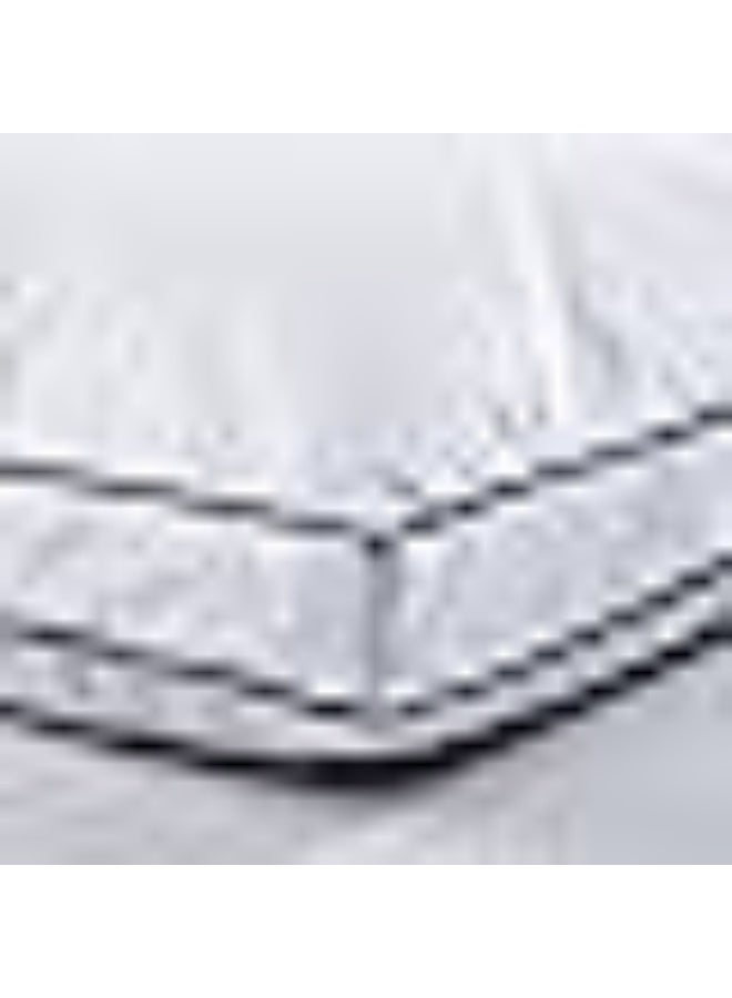 Somerfield Somer Field - Gusset Bed Pillows for Sleeping - Queen Pillows 2 Pack-Cooling Pillows - Premium Soft Down Alternative Fill Supportive for Back, Stomach or Side Sleepers (Blue Piping) - Image 5